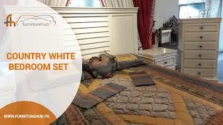 White Country Bed Set | Kids Bedroom Set | Fh-5870