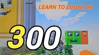Learn to count by 300 with Noah, Minecraft Number blocks #minecraft #numberblocks