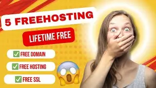 Top 5 Free Domain & Hosting Sites for 2025 🔥in Hindi | With SSL and Easy Setup!