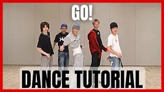 CORTIS - 'GO!' Dance Practice Mirrored Tutorial (SLOWED)