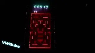Coleco mini arcade pac man gameplay (4k retro)