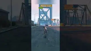 GTA 5 Bike Melee Attack And Car Full Destroy #bikekick #gta #cardestroy #gaming #repaircost #ytshort