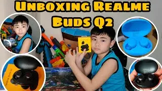 Unboxing Realme Buds Q2 | Kid's perspective | Kael Cabang