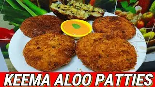 Keema aloo patties tasty easy 