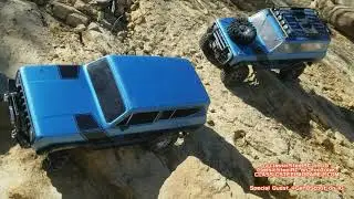 Two RedCat Gen8 Scout II Modified Trucks Hitting The Rocks - ClassicSteelRC  #Gen8 #RedCatRacing #RC