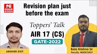 GATE 2022 Topper | Computer Science | Abhishek Dixit | AIR-17 | Toppers' Talk | MADE EASY Student