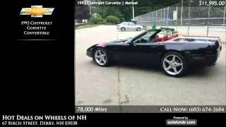 Used 1992 Chevrolet Corvette | Hot Deals on Wheels of NH, Derry, NH - SOLD