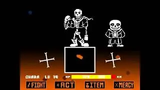 [unitale,CYF] undertale-The Forgotten End Papyrus battle update2! [Demo,undertale fangame]