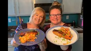 109) Caramelized Salmon with Warm Potato Salad