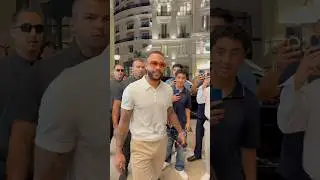 Memphis Depay Footballer walking today at Casino de Monaco #monaco #luxury #trending #lifestyle #fyp