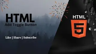How to Add Toggle Buttons In HTML|Beyond Tech| Visual Studio Code|HTML 5|