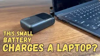 This small battery Charges a Laptop?  INIU P50 Power Bank Test!