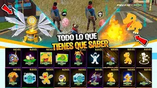 MOSTRANDO TODOS LOS ITEMS DE LA COLABORACION FREE FIRE X DIGIMON