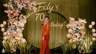 Same-Day Edit (SDE) for Mom Fely’s 70th Birthday