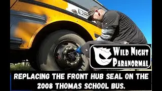 Hub seal & housing replacement on a 2008 Thomas school bus.