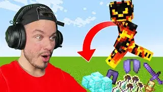 Minecraft, But Jumping Drops OP Items...