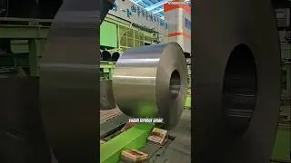 Kelihatannya Dingin Padahal Gulungan Baja Ini Masih Sangat Panas