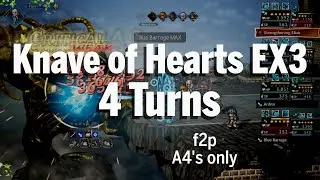 Knave of Hearts EX3 - F2P Account (4 Turns) COTC