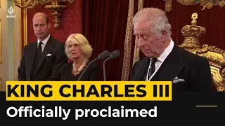King Charles III has been formally proclaimed UK&rsquo;s new sovereign
