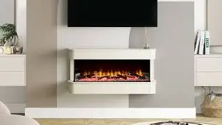 Elgin & Hall Pryzm Juliette Wall Mounted Electric Fire | 3-Sided Design, 7 Colours & 2kW Heat