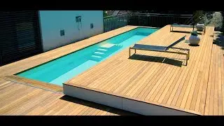 Автоматическая мобильная терраса для бассейна (United Pools)