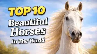 Top 10 Most Beautiful Horse Breeds in the World 🐎 | Amazing & Rare Horses