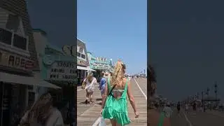 Walking the Boardwalk in Ocean City, New Jersey