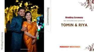 TOMIN & RIYA || WEDDING || LIVE STREAMING || 14.1.2026|| TIME- 10.15 AM ||
