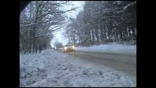 Marc Duez Porsche GT3 on the limit in Snowy Conditions Pure Sound
