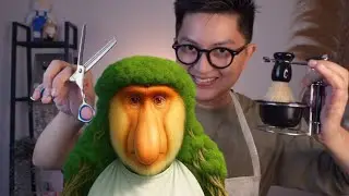 ASMR BARBERSHOP ANOMALI With Brr Brr Patapim