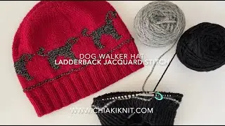 Ladderback Jacquard Stitch / Dog Walker Hat