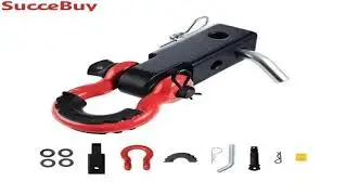 A must-have product! SucceBuy 2in D-Ring Shackle Hitch Receiver with Trailer Hitch Lock Pin Towing