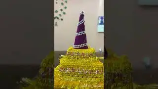 DIY Mandir | Handmade Mandir | HomeDecor | Diwali 🪔 #temple  #shorts #art #diy #diwali #homemade