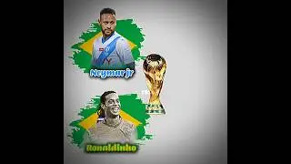 RONALDINHO VS NEYMAR #trophy #shortvideo #ronaldinho #neymar