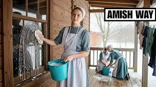 10 странных привычек амишей в уборке зимой, о которых посторонние не знают