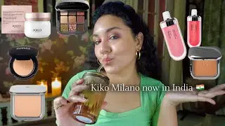 Full face of Kiko Milano now in India 🇮🇳/ New Makeup try on haul