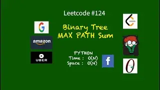 Leetcode 124. Binary Tree Maximum Path Sum