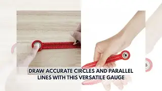 Woodworking Scribe Gauge Carpentry Circular Drawing Compass
