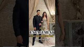 2025  ENGAGEMENT OUTFIT COLOUR COMBINATION  #wedding #engagement #colourcombination #shorts