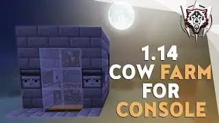Automatic Cow/Pig Farm for Console - 1. 14 Minecraft Tutorial