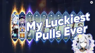 MY LUCKIEST PULLS EVER ON SHENHE BANNER | LOST 50-50