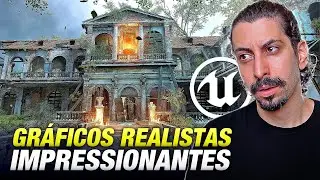 Mansão ULTRA REALISTA na Unreal Engine 5 com gráficos IMPRESSIONANTES