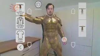 Paparmali 5 - Augmented Reality SmARt Mirror - Kinect 2/Azure Body Tracking for Virtual Fitting Room