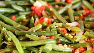 How To Make Green Beans With Onion & Tomatoes | Rachael Ray