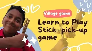 Pick up sticks|How to play pick up stick game| Stick pick up | 90s game |Village game| Homemade toys