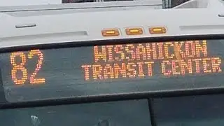 SEPTA Westbound 82 Line Ride from Stokley Street to Wissahickon Transit Center (New Bus Station)