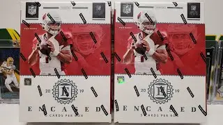 2019 Encased Football 2 Hobby Box Opening. 8 Hits!