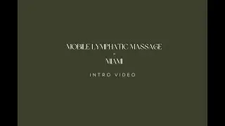 Mobile lymphatic massage - Miami