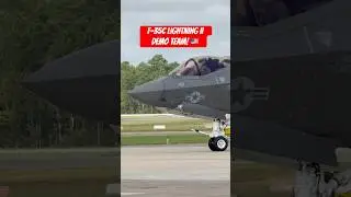 The F-35C Lightning II Demo Team at NAS Oceana! #reels #f35 #aviation #usa #fighterjet