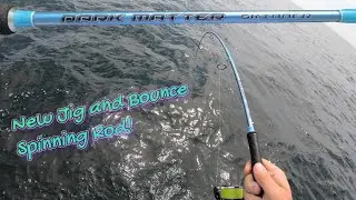 New Dark Matter Skinner Jig and Bounce Spinning Rod